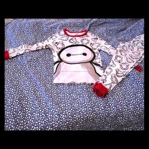 sz 5 BIG HERO 6 BAYMAX 2 pc SLEEPWEAR SET